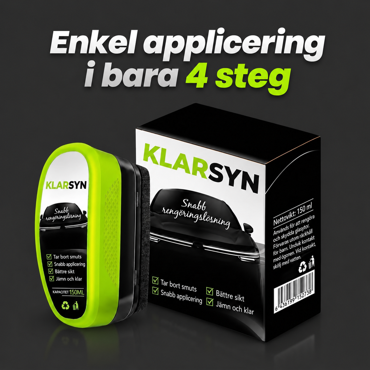 Enkel applicering i bara 4 steg